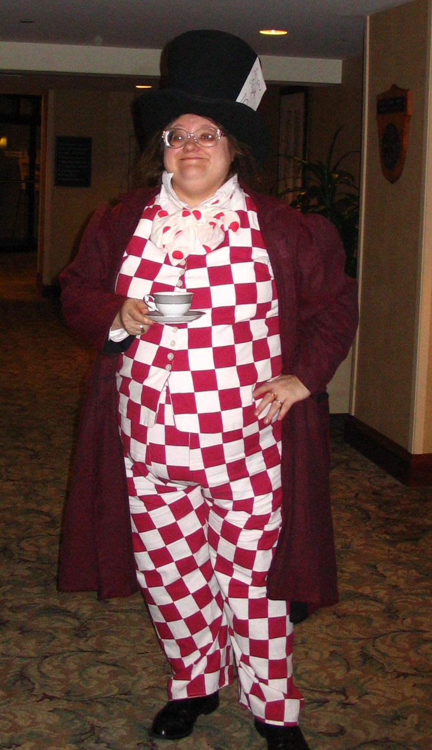The Mad Hatter wanders the halls